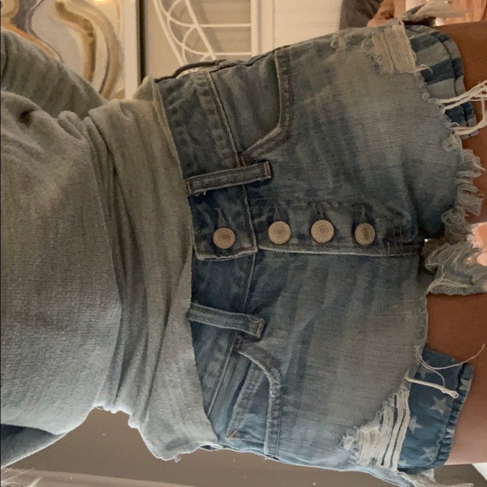never worn jean shorts